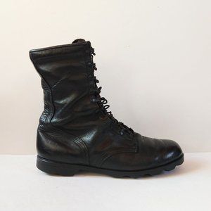 Army Military Boots Mens Sz 12.5 Leather Lace-Up